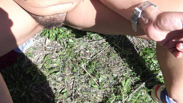 Stepmom Susan Pissing Outdoor - Hairy MILF Pees on Beach Voyeur Runs Away - veryfreeporn.com - Germany on v0d.com