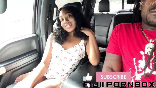 Black Teen Gets Creampied By Stepdad In Car - Wet Pussy & Big Dick Action - porntry.com on v0d.com