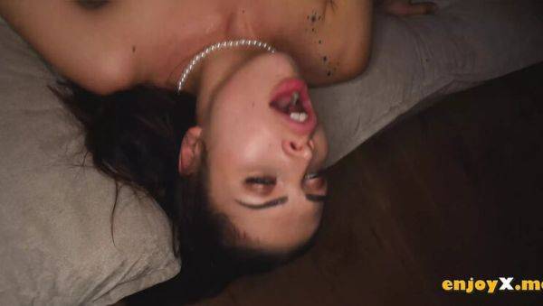 Macarena Lewis Gives Insane Blowjob & Takes Creampie - First Time 4K Porn - porntry.com on v0d.com