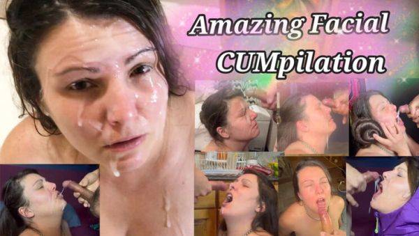 Huge Cumshot Compilation - Hot Amateur Blowjob & Facial Swallow - veryfreeporn.com - Canada on v0d.com