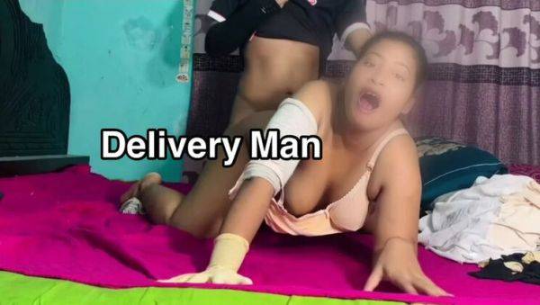 Bangladeshi Delivery Man Fucks Hot Desi Girl with Big Cock - Hardcore Missionary & Doggy - veryfreeporn.com - India on v0d.com