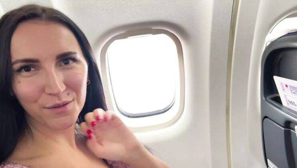 Hot MILF Eva Keks Fucks Stranger on Plane - POV Blowjob & Doggy Style - veryfreeporn.com - Germany on v0d.com