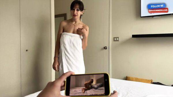 Busty Ukrainian Kitty Kriss Fucks Stepdad To Keep Her OnlyFans Secret - Big Tits, Blowjob, Cum Swallow - porntry.com - Ukraine on v0d.com