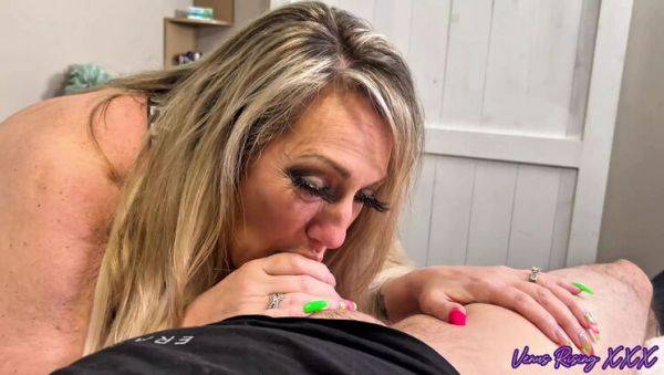 Blonde MILF Venus Rising Gets Huge Facial Cumshot - Big Natural Tits POV - veryfreeporn.com - Usa on v0d.com