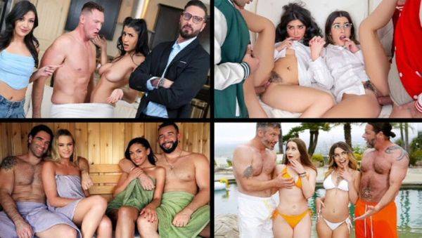 Hot Swappz Compilation with Riley Star & Jane Wilde - Blowjob, Doggy & Rough Sex in 4K - xxxfiles.com on v0d.com