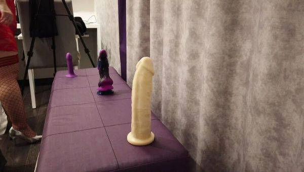 Hot French Amateur Mariaespino Rides Huge Dildo in Lyon Hotel Room - Solo Masturbation Orgasm - xxxfiles.com - France on v0d.com