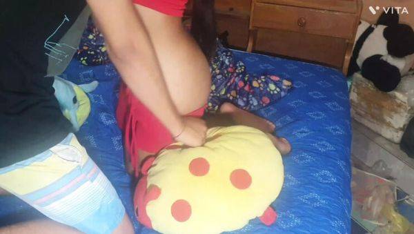 MelissaLu Takes Creampie - Amateur Teen Moans It Hurts But I Like It - veryfreeporn.com on v0d.com