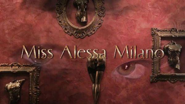 Hot German Femdom Miss Alessa Milano Rough Anal Fisting & Pegging - BDSM Slave Training - veryfreeporn.com - Germany on v0d.com