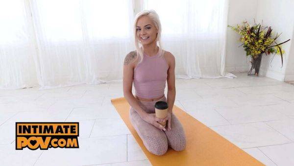 Elsa Jean First Date POV - Petite Blonde Cowgirl Fuck - porntry.com on v0d.com