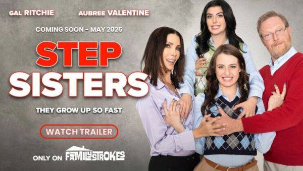Step Sister Fucks Stepbrother - Hot Family Taboo Sex with Aubree Valentine & Dick Chibbles (HD 4K) - porntry.com on v0d.com