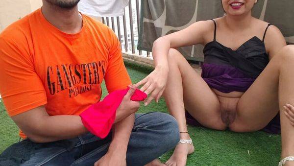 Desi Bhabhi Fucks Hard - Outdoor Card Game Turns Sexy - Hindi Dirty Talk - veryfreeporn.com - India on v0d.com