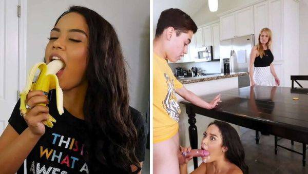 Hot Ebony Teen Maya Bijou Fucks Her Big Dick Stepbrother Juan El Caballo Loco - veryfreeporn.com on v0d.com