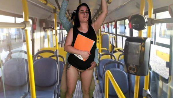 Hot Brazilian Teen Jennyferpimenta Gets Fucked Hard on Bus - Amateur 4K Porn - porntry.com - Brazil on v0d.com