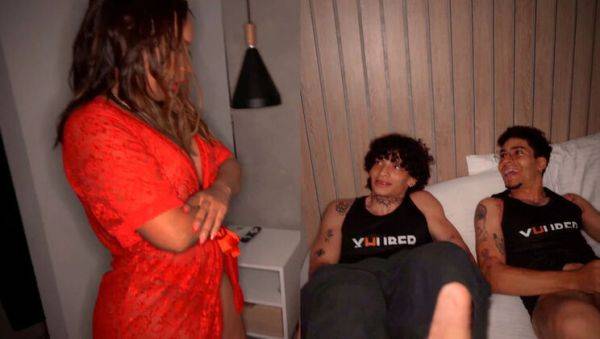 Hot Step-Siblings Caught Masturbating By Busty Stepmom - Full Threesome Action! - xxxfiles.com - Colombia on v0d.com