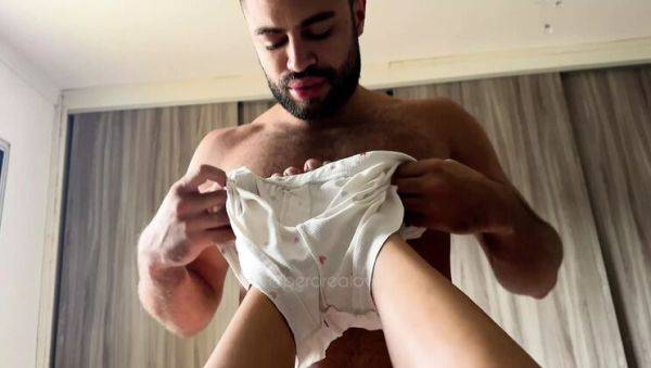 Skinny Brazilian Brunette Teases Him With Her Feet - Hot Romantic Foot Fetish Sex - xxxfiles.com - Brazil on v0d.com