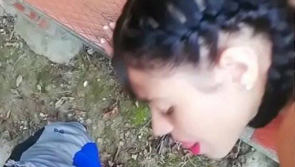 Hot Colombian Teen Estefani Gives Blowjob & Takes Cum in Public - Amateur POV Sex - xxxfiles.com - Colombia on v0d.com