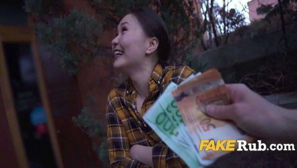Amateur Asian Baker Fucks Hard in Public - POV Creampie with Luna Truelove - porntry.com on v0d.com