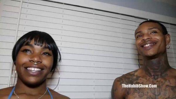 Blasian teen takes first gangbang with huge black cocks - amateur reality fuck - porntry.com on v0d.com