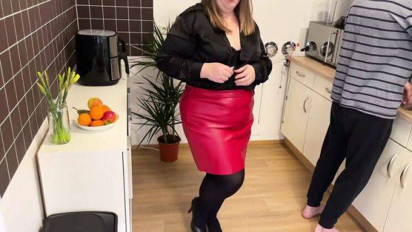 Horny MILF Step Mom Fucks Son In Law Doggy Style Until He Cums - xxxfiles.com - Ukraine on v0d.com
