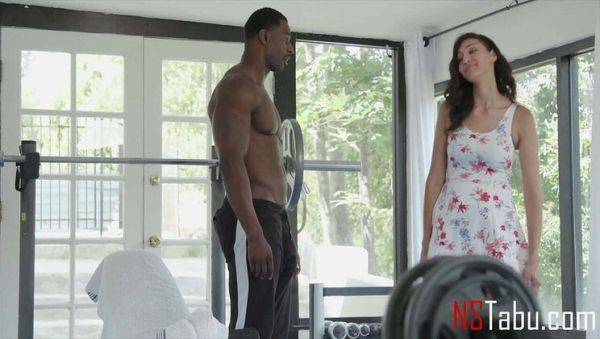 Skinny Stepsis Bella Rolland Gets Blacked By Stepbro - Tight Pussy Workout - xxxfiles.com on v0d.com