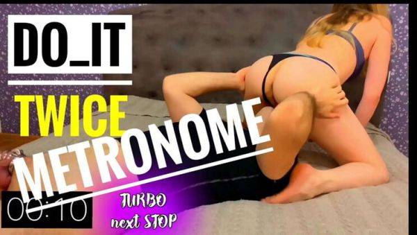Hot Metronome Challenge - Cum Twice with JuliaSoftdome & SilentS - veryfreeporn.com on v0d.com
