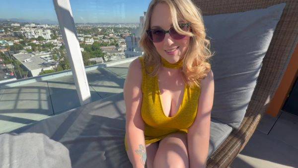 Picked Up At Rooftop Pool And Drilled In Public Toilet With Nickey Huntsman And Celtic Iron - upornia.com on v0d.com