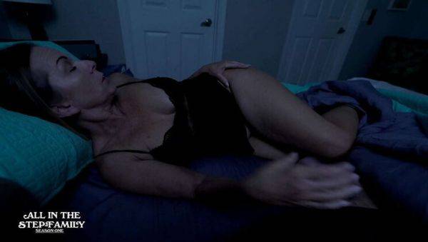 Stepson Fucks Stepmom Hard After Thunder Scare - Big Booty MILF Takes His BWC - xxxfiles.com on v0d.com