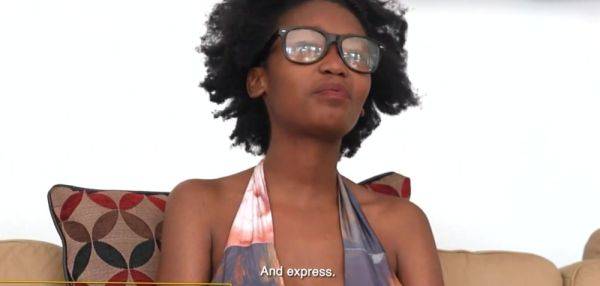 Big Tits Nubian Teen Giving Porducer Sloppy Deepthroat At Amateur Casting! - inxxx.com on v0d.com