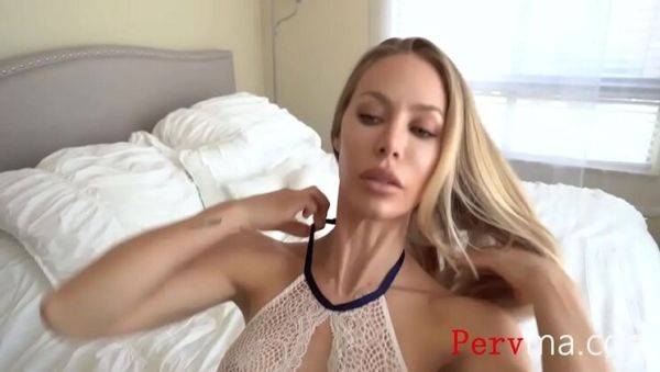 Blonde MILF Nicole Aniston Fucks Step Son Hard - Big Tits & Doggystyle - porntry.com on v0d.com