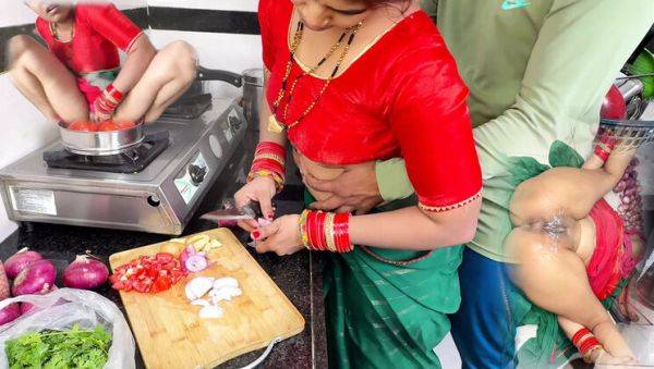 Desi Bride Komal Fucked Hard by Brother-in-Law in Kitchen - Hot Indian Wedding Night Sex - veryfreeporn.com - India on v0d.com