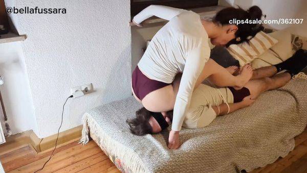 Goddess Bellafussara Facesitting & Ass Smothering - Full Weight Femdom Humiliation - porntry.com - Germany on v0d.com