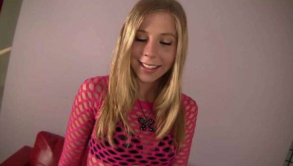 Blonde Teen Chastity Lynne Takes Hardcore Anal & Creampie - Scott Lyons Fucks Her Tight Holes - porntry.com on v0d.com