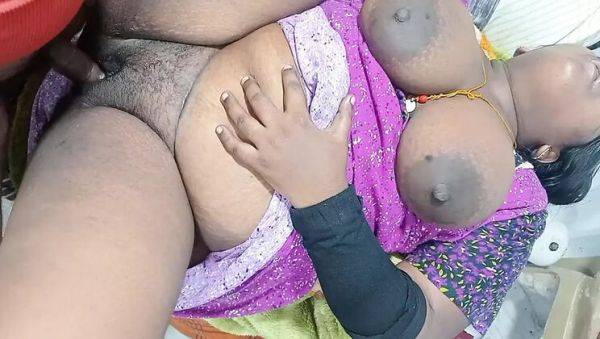 Desi Wife Veni Gets Hard Fuck in Missionary - Big Tits & Creampie - porntry.com - India on v0d.com