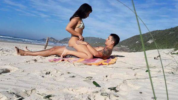 Sexy Latina Couple Fucks on Nude Beach - Amateur Homemade HD - porntry.com - Argentina on v0d.com