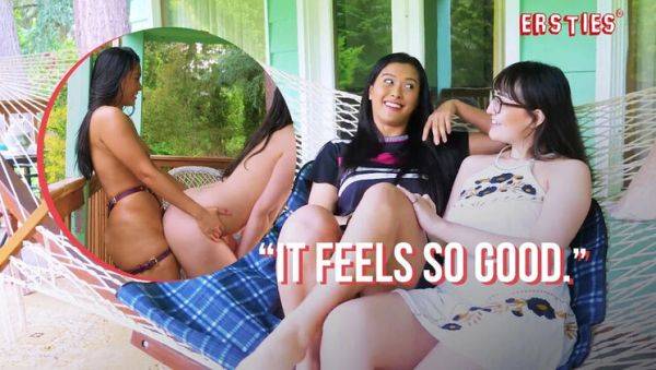 Hot German Lesbian Strapon Sex - Jin & Zoey's First Date Turns Wild - porntry.com - Germany on v0d.com