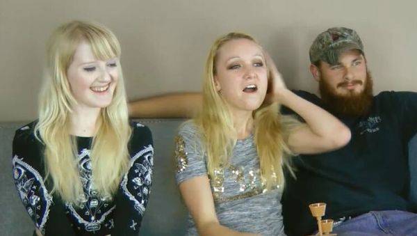 Blonde Teens Anneliese & Krystal Play Strip Pirate Penguins Game - HD Amateur Threesome - xxxfiles.com on v0d.com