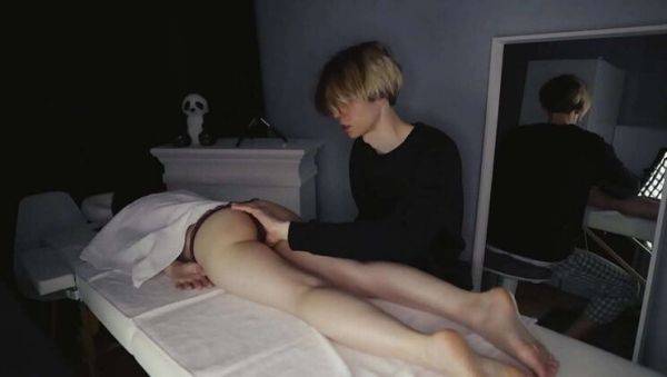 Hot Teen Vel Miller Gets Relaxing Massage and Fingered to Orgasm - Homemade Cumshot - xxxfiles.com on v0d.com
