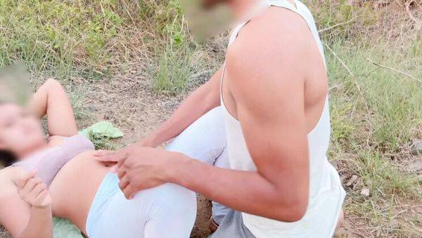 Hot Indian village teen Lust Suman gets wild in jungle outdoor sex with big cock - veryfreeporn.com - India on v0d.com