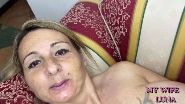 Horny Italian MILF Luna Green Deepthroats Big Dick Before Rough Sex & Facial - xxxfiles.com - Italy on v0d.com