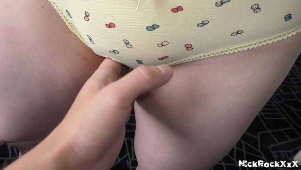 First Time Teen Takes Big Dick in Hand & Mouth - Redhead Step Daughter Blowjob - veryfreeporn.com on v0d.com