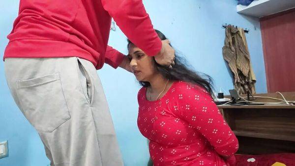 Hot Indian BDSM Girlfriend Tied Up for Rough Blowjob & Romance - veryfreeporn.com - India on v0d.com