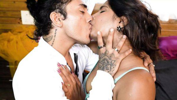Hot Desi Wife Aaka Gets Dirty on Haldi Night - Blowjob & Rough Sex - xxxfiles.com - India on v0d.com