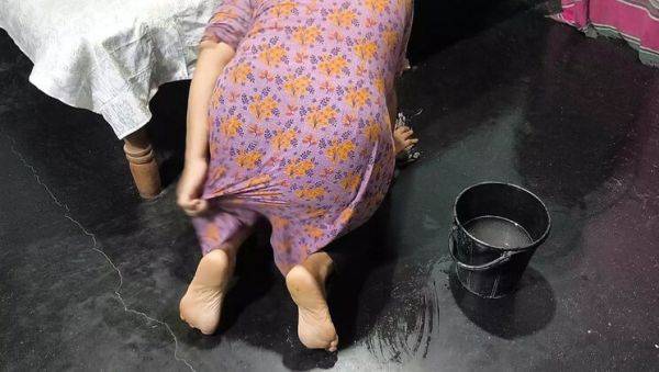 Desi Aunty Gets Dirty While Cleaning - Step Nephew Fucks Her Hard - porntry.com - India on v0d.com