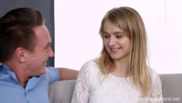 Blonde Teen Light Fairy Takes Huge Load in Hardcore Anal Facial - porntry.com on v0d.com