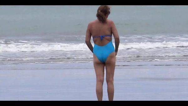 Hot Latin MILF 58yo Hairy Pussy Beach Masturbation & Cumshots - Ardientes69 - porntry.com - Usa on v0d.com