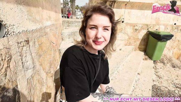 Hot German teen Lina Fitness picks up tourist for wild beach sex - Amateur POV fuck - xxxfiles.com - Germany on v0d.com