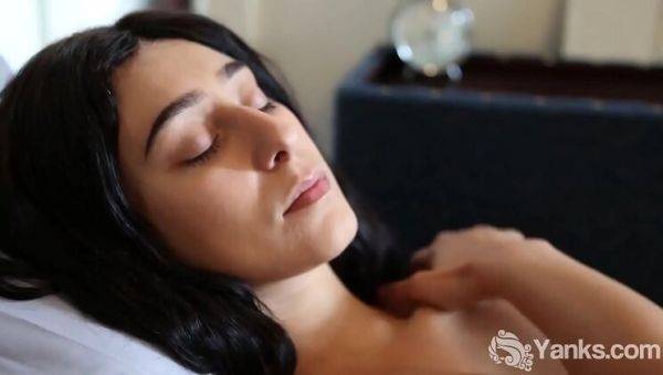 Violet Russo Hairy Indian Brunette Solo Masturbation with Nipple Play - veryfreeporn.com - India on v0d.com