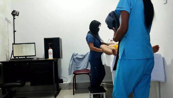 Hot Latina Doctor & Nurse Fuck Patient on Stretcher - Amateur Clinic Sex - xxxfiles.com - Ecuador on v0d.com