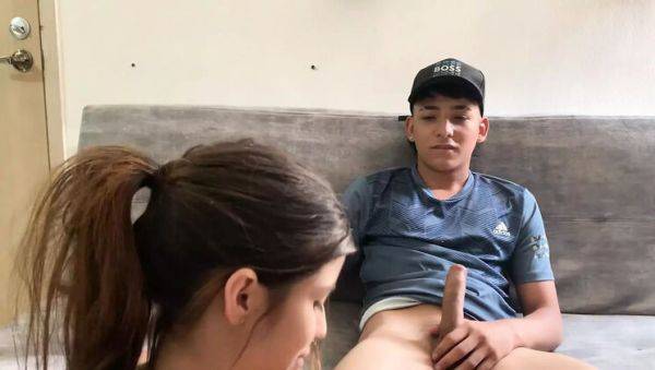 Hot Stepsister Gives Best Blowjob Alone - Venezuelan Teen 18yo Uncensored - xxxfiles.com - Venezuela on v0d.com