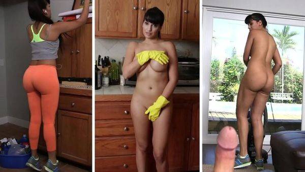 Hot Latina Maid Mercedes Carrera Fucks Hard with Big Cock - BangBros - xxxfiles.com on v0d.com